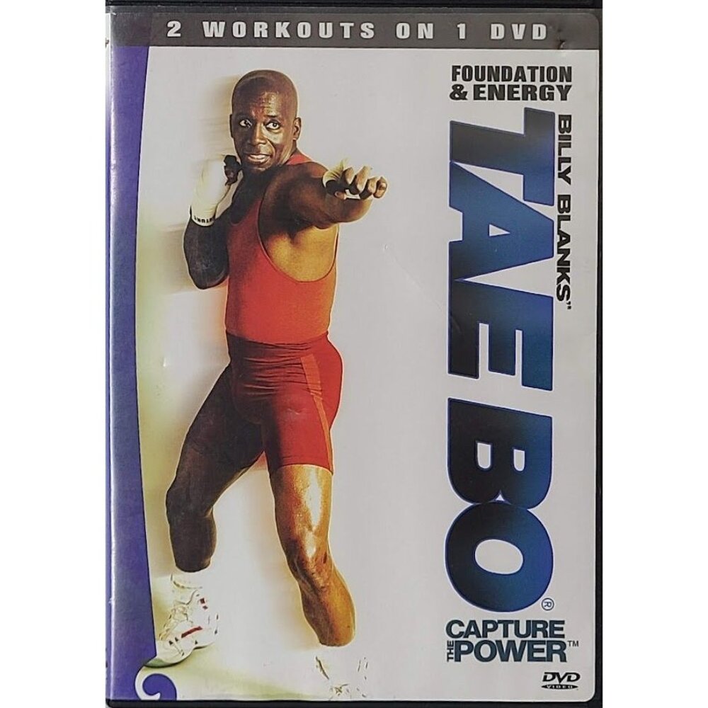 Billy Blanks Tae Bo Foundation and Energy DVD 2004 Two workouts on One Disc